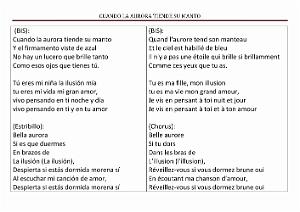 UNE CHANSON DE MON ENFANCE CUANDO LA NOCHE TIENDE SU MANTO (2)